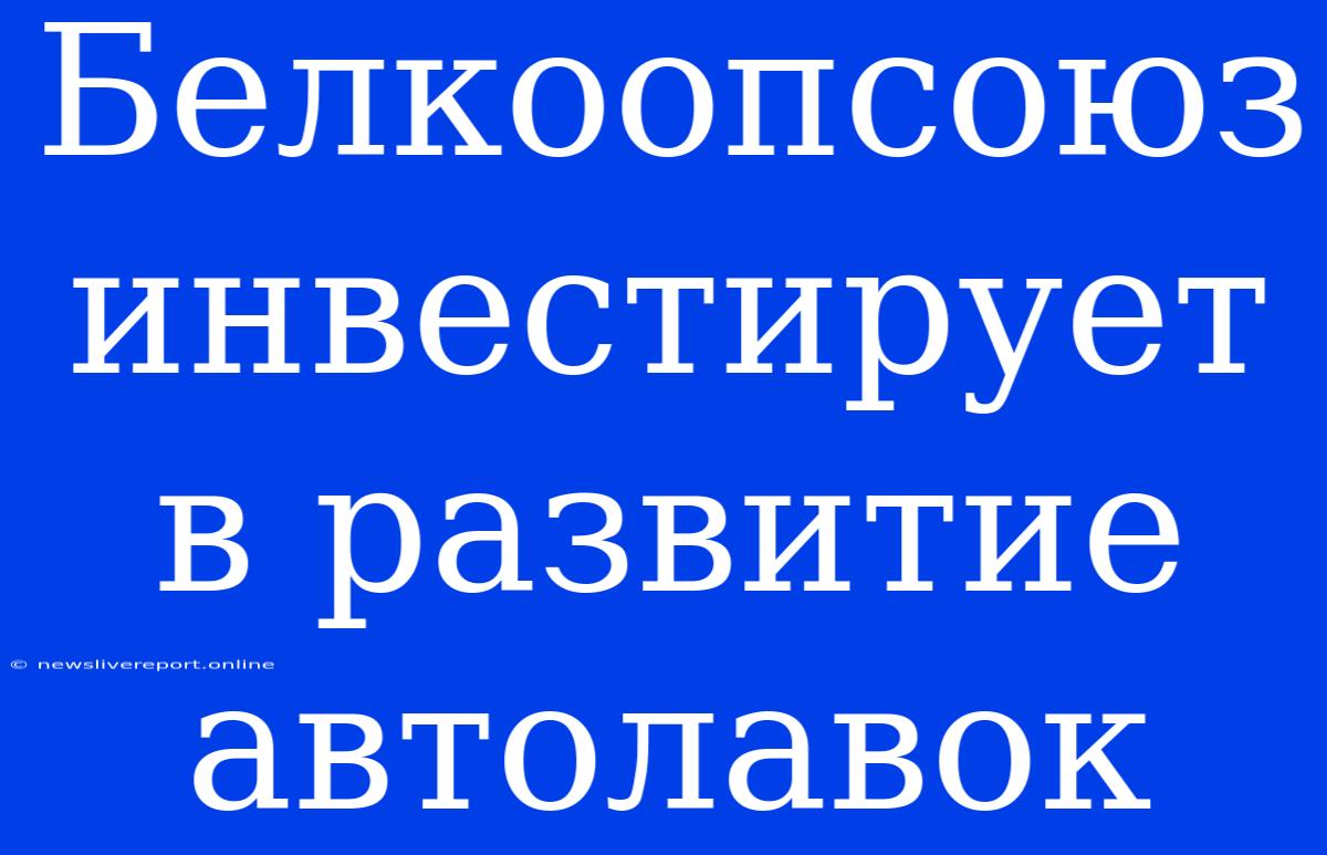 Белкоопсоюз Инвестирует В Развитие Автолавок