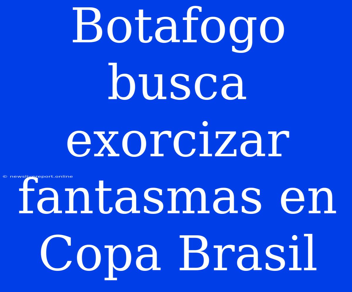 Botafogo Busca Exorcizar Fantasmas En Copa Brasil