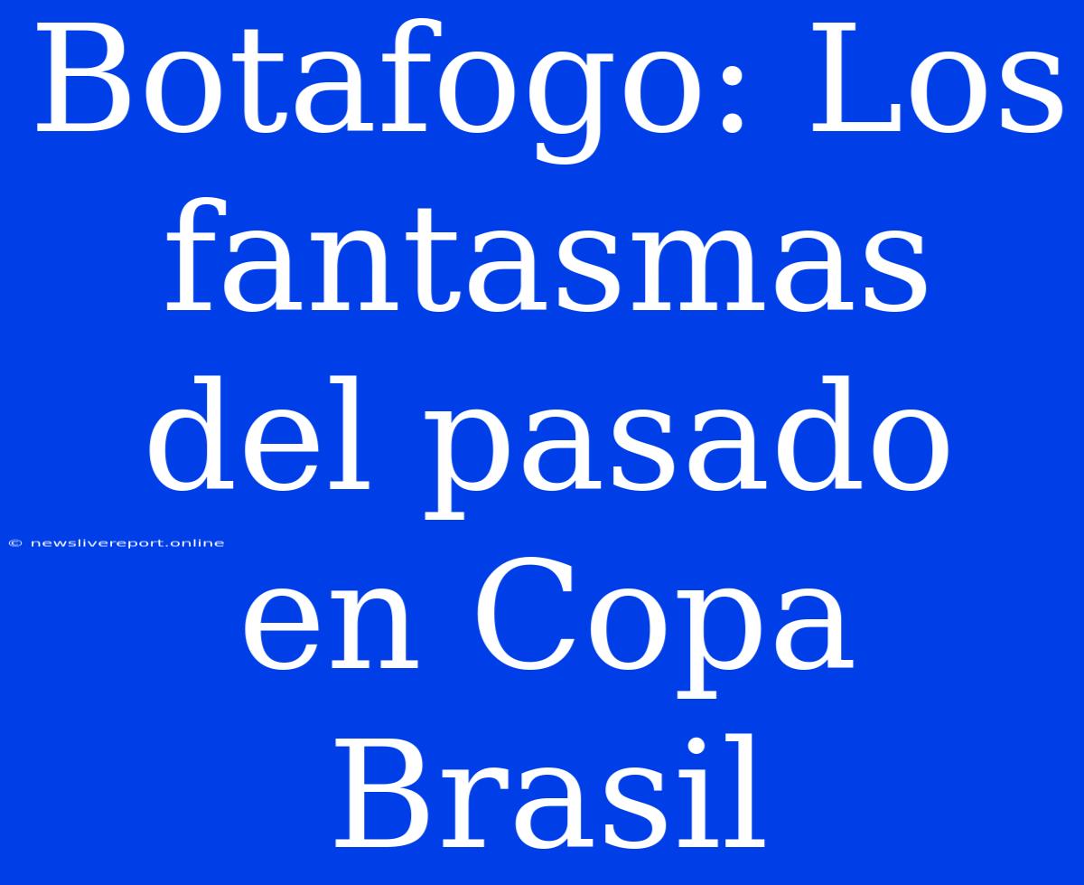 Botafogo: Los Fantasmas Del Pasado En Copa Brasil