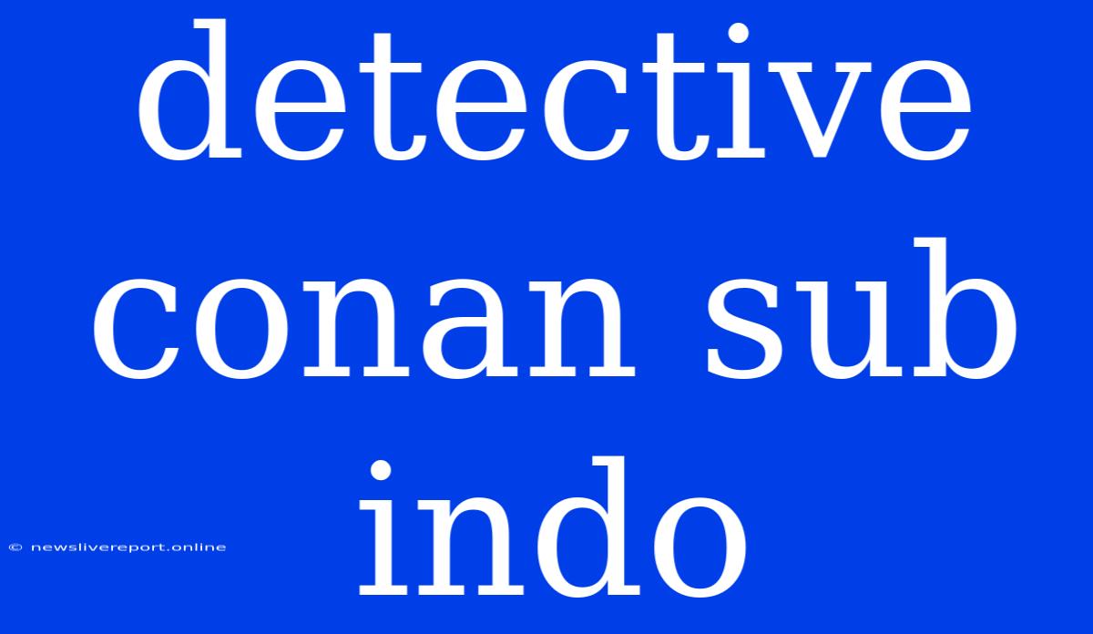 Detective Conan Sub Indo