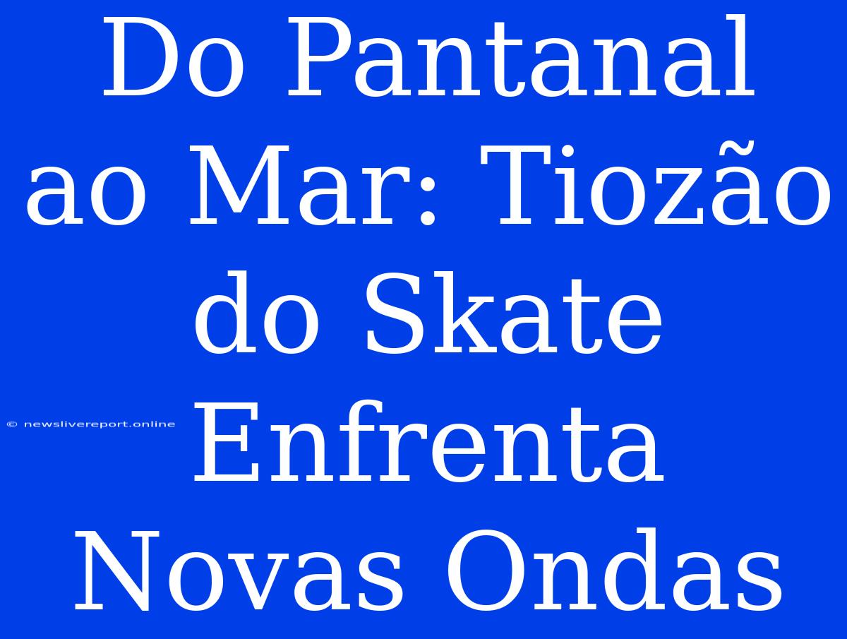 Do Pantanal Ao Mar: Tiozão Do Skate Enfrenta Novas Ondas