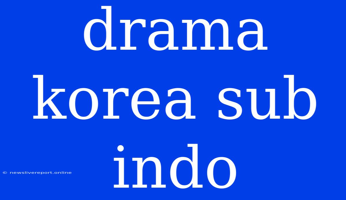 Drama Korea Sub Indo