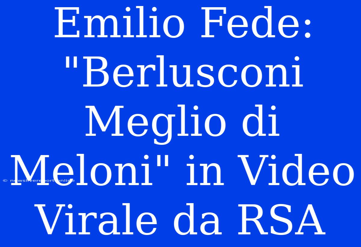 Emilio Fede: 