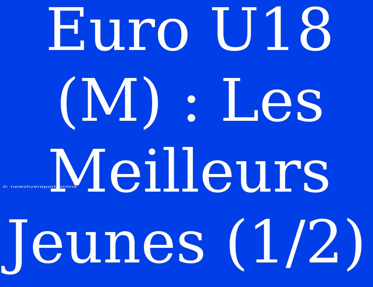 Euro U18 (M) : Les Meilleurs Jeunes (1/2)