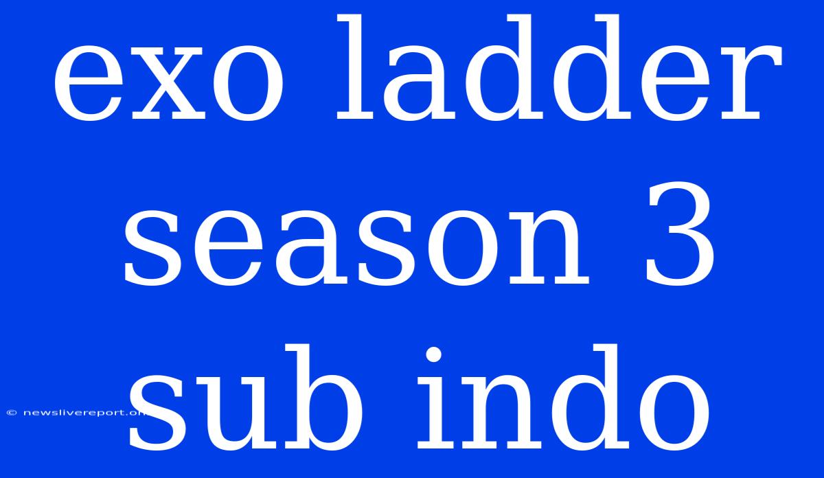 Exo Ladder Season 3 Sub Indo