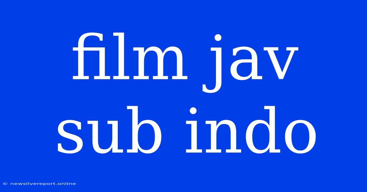 Film Jav Sub Indo