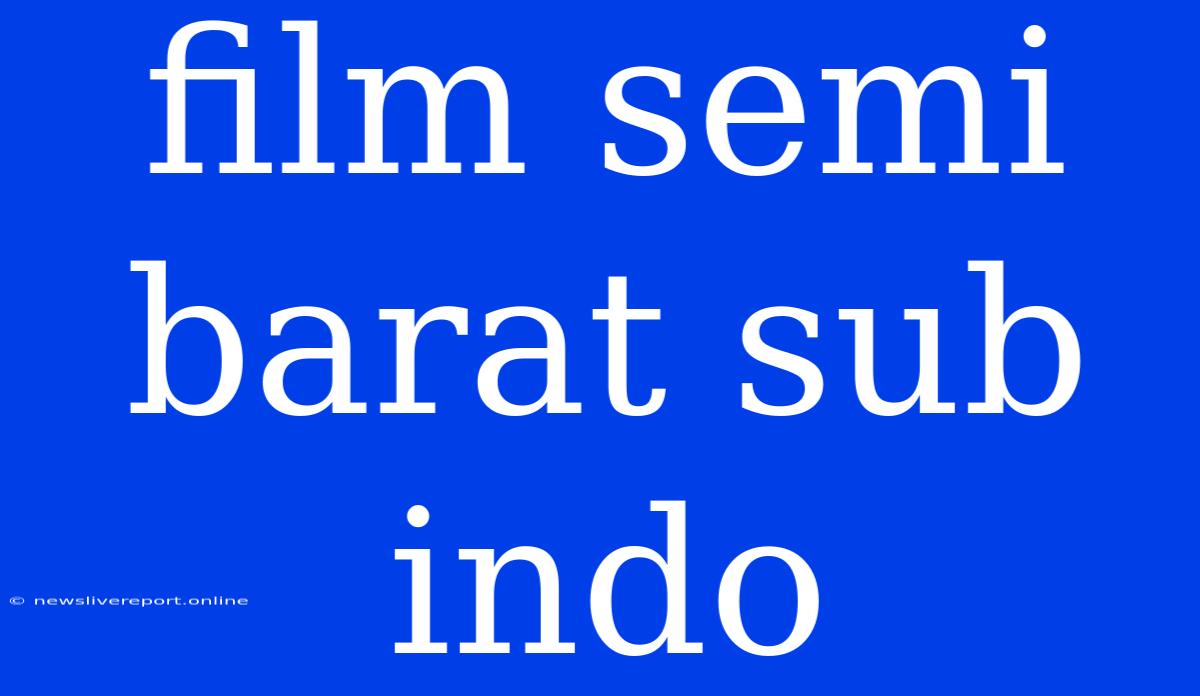 Film Semi Barat Sub Indo