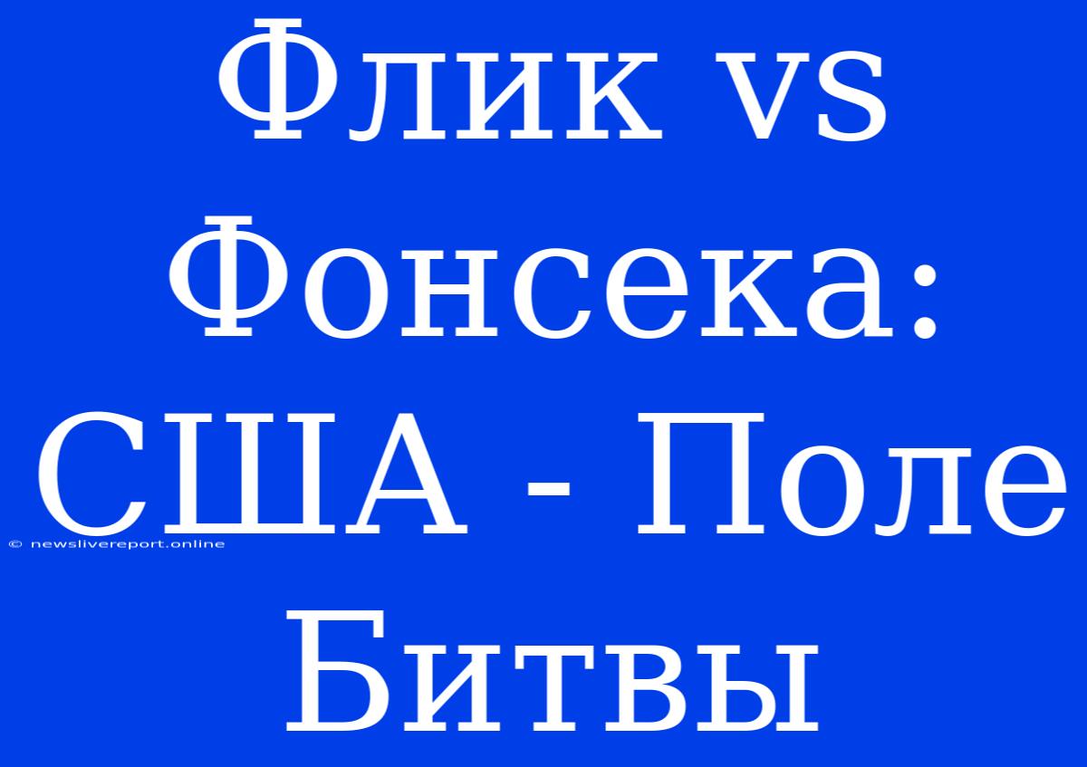 Флик Vs Фонсека:  США - Поле Битвы