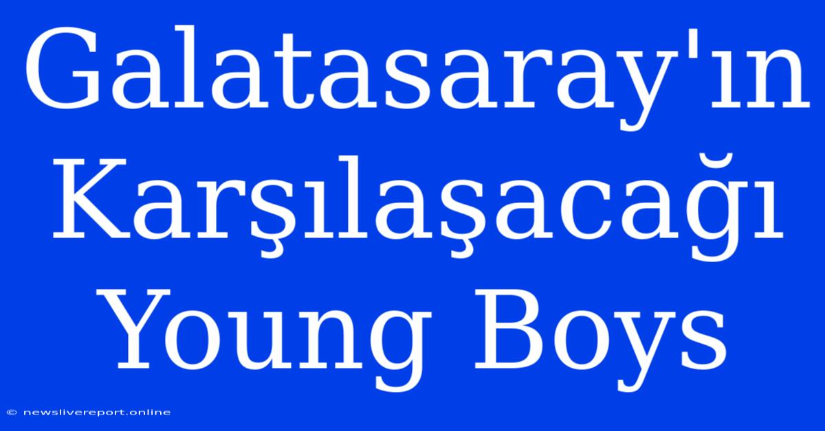 Galatasaray'ın Karşılaşacağı Young Boys