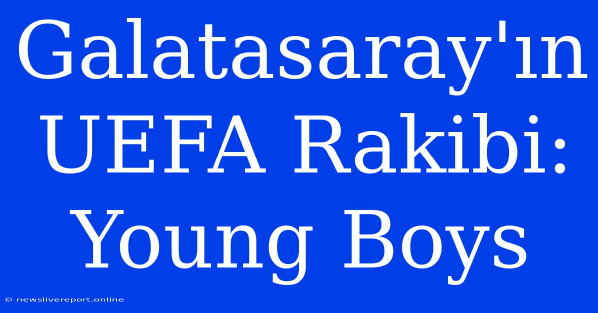 Galatasaray'ın UEFA Rakibi: Young Boys