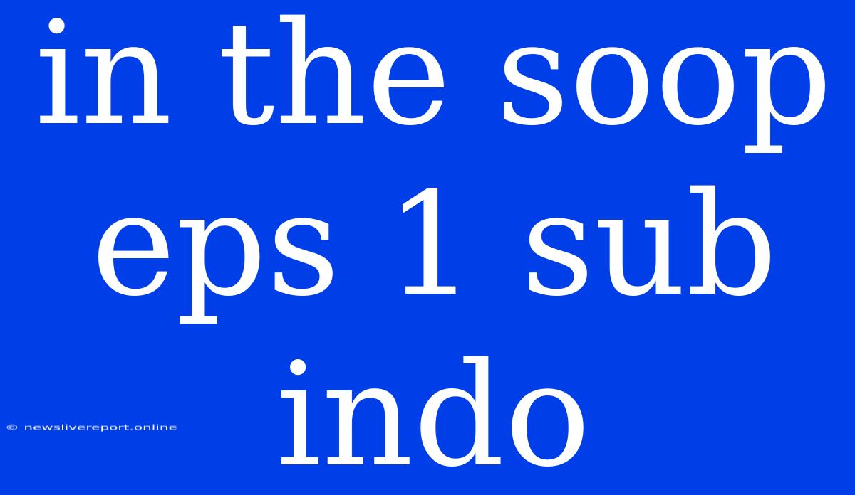 In The Soop Eps 1 Sub Indo