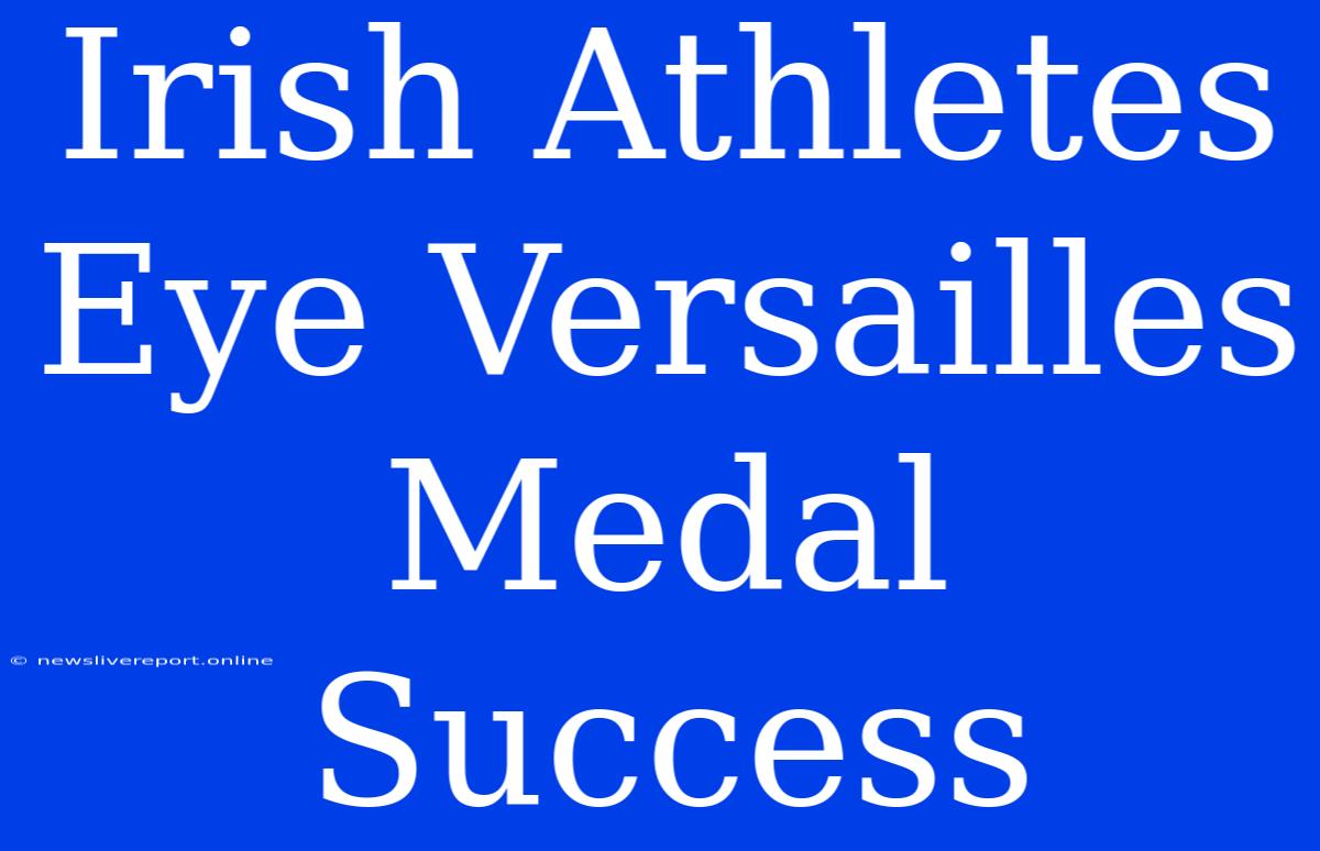 Irish Athletes Eye Versailles Medal Success