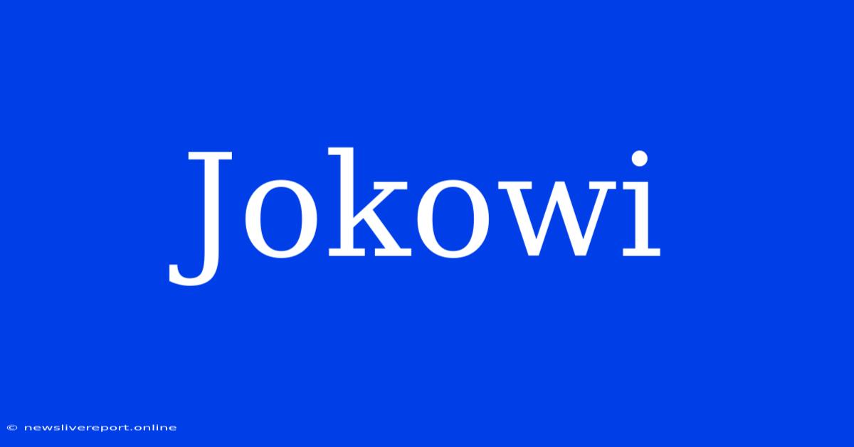 Jokowi