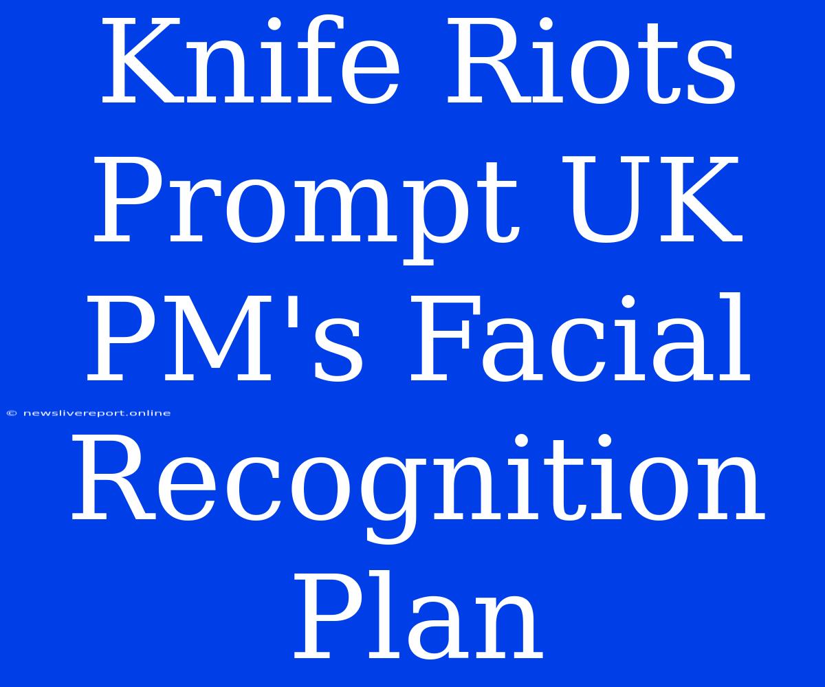 Knife Riots Prompt UK PM's Facial Recognition Plan