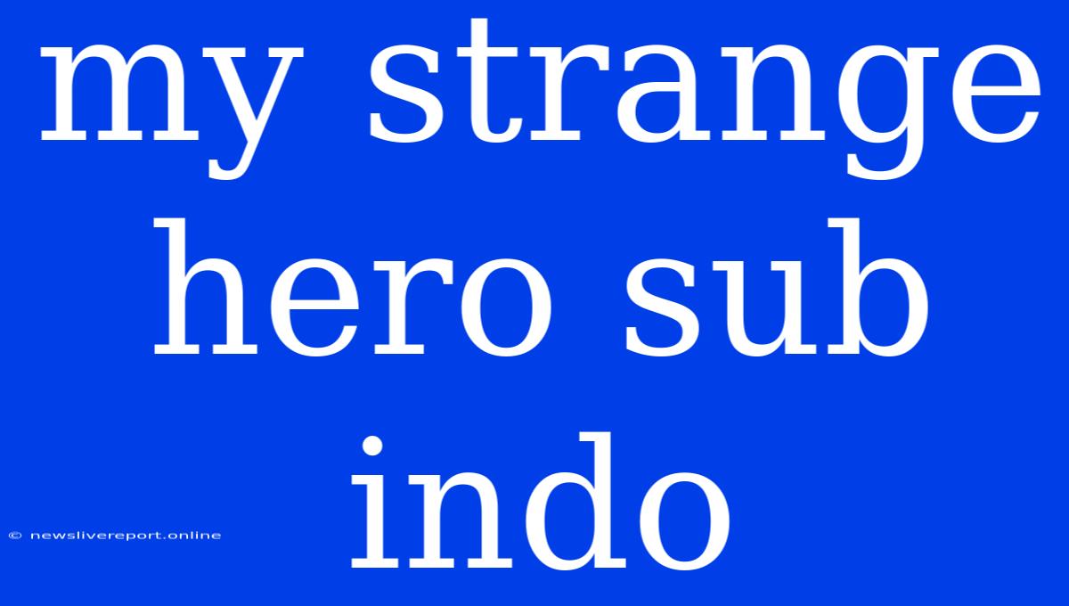 My Strange Hero Sub Indo