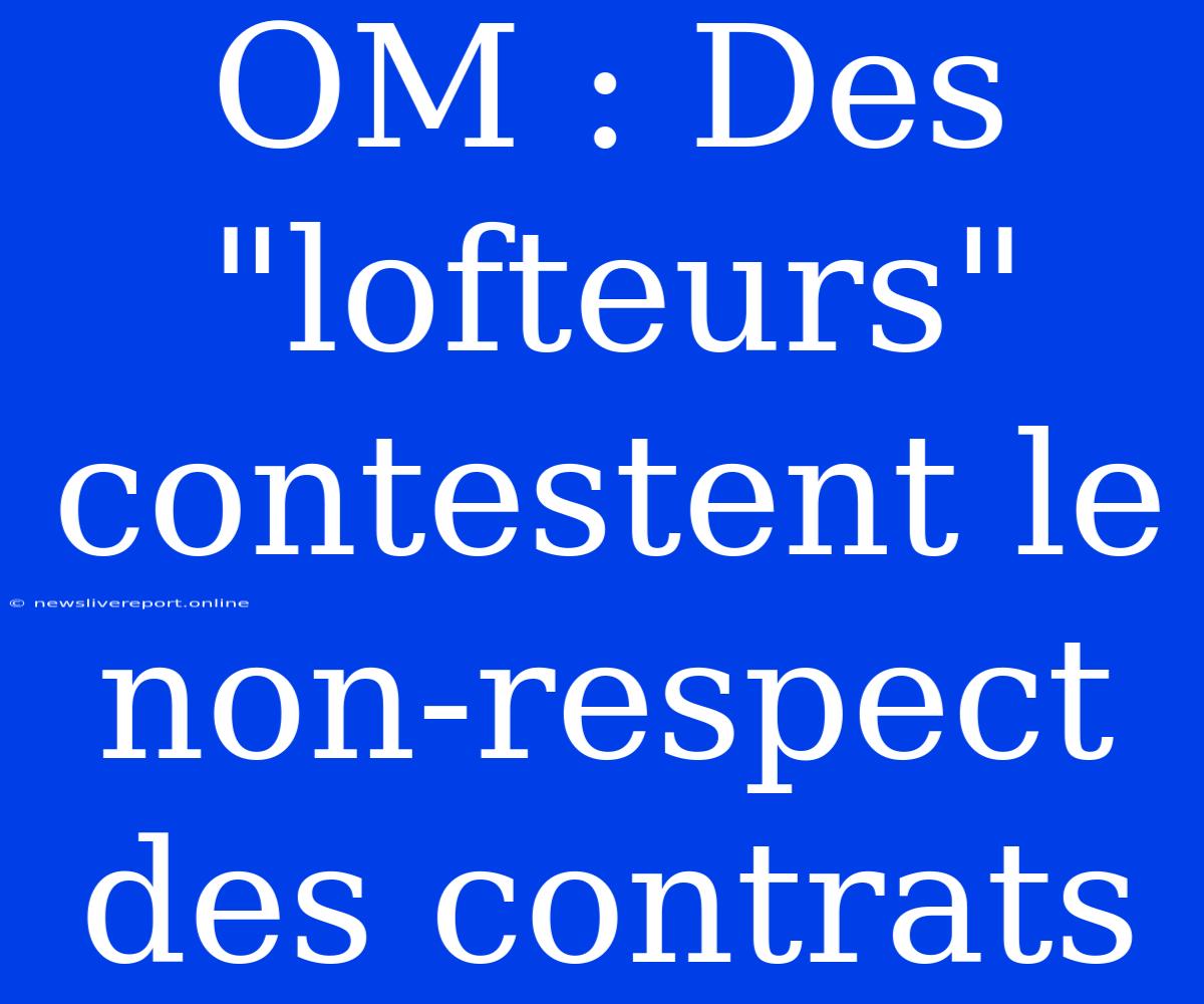 OM : Des 