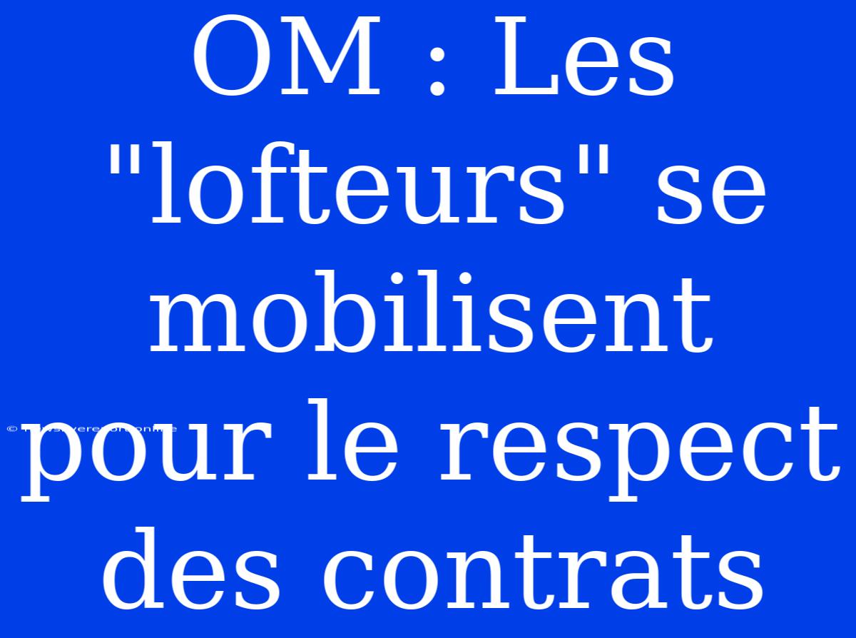 OM : Les 