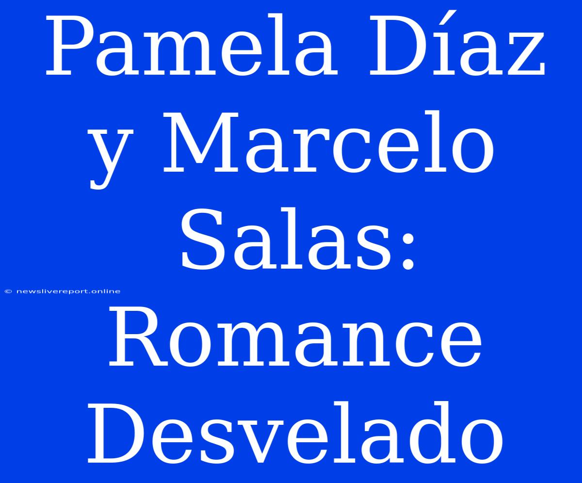 Pamela Díaz Y Marcelo Salas: Romance Desvelado