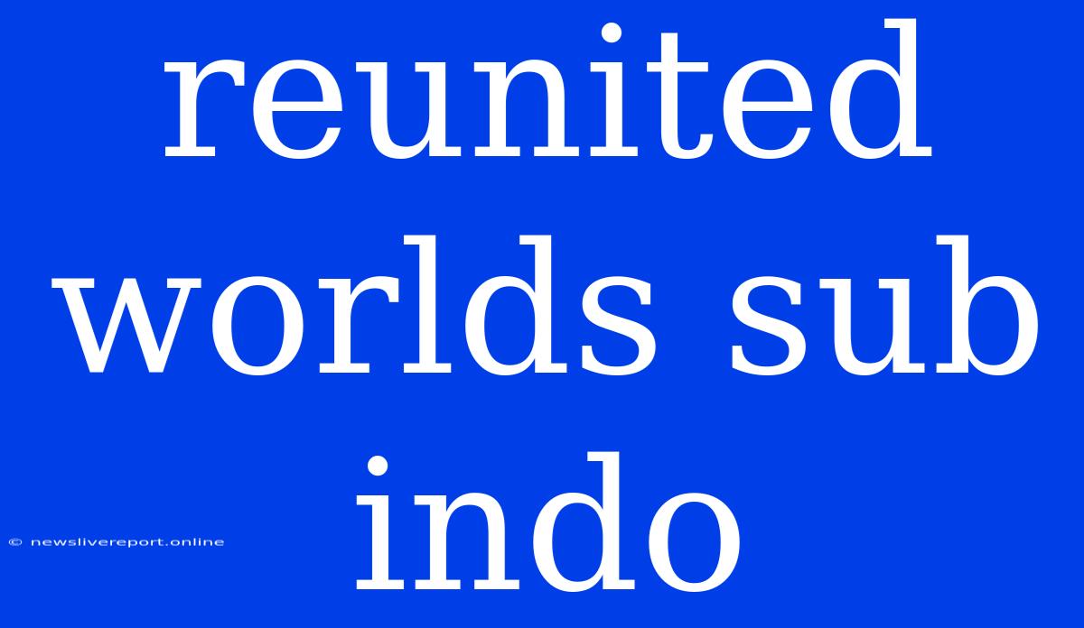 Reunited Worlds Sub Indo