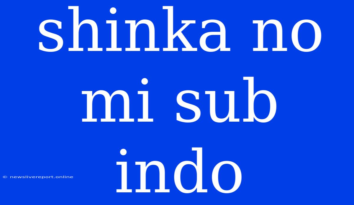 Shinka No Mi Sub Indo