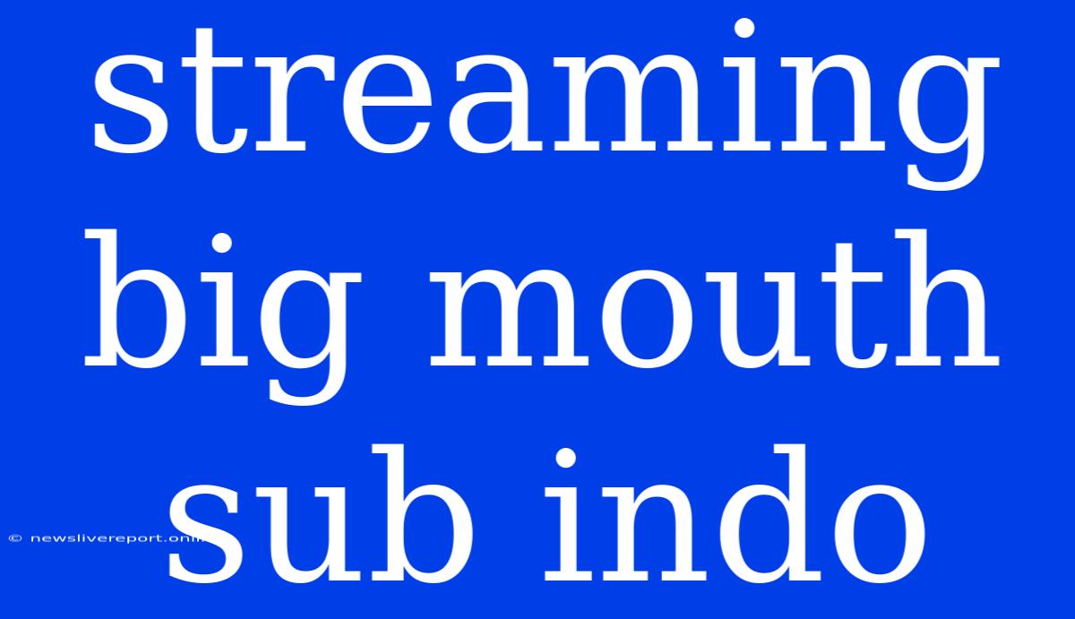 Streaming Big Mouth Sub Indo