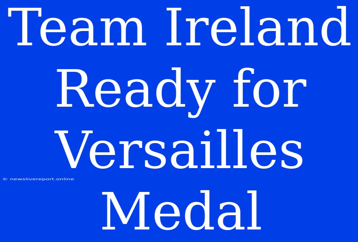 Team Ireland Ready For Versailles Medal