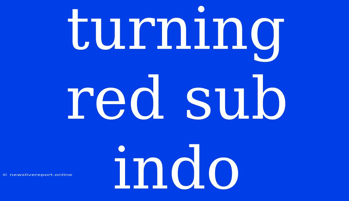 Turning Red Sub Indo