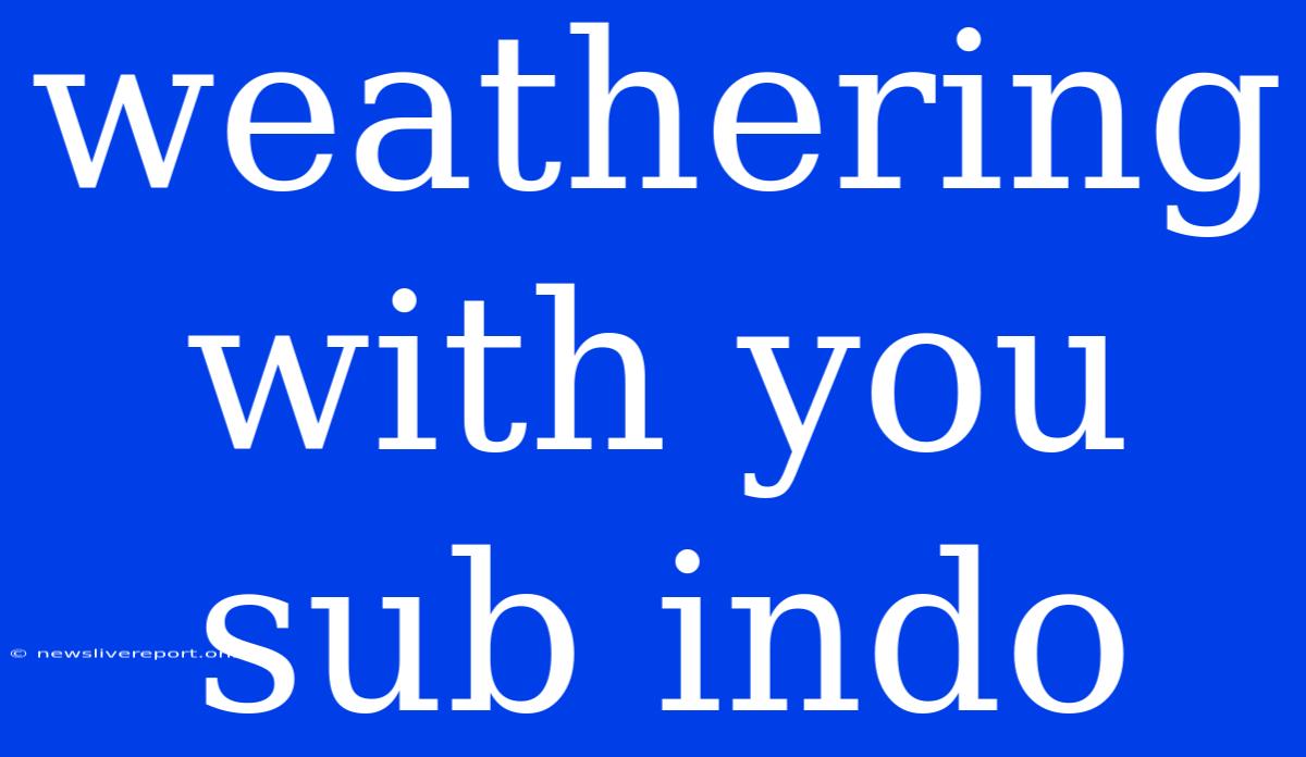 Weathering With You Sub Indo