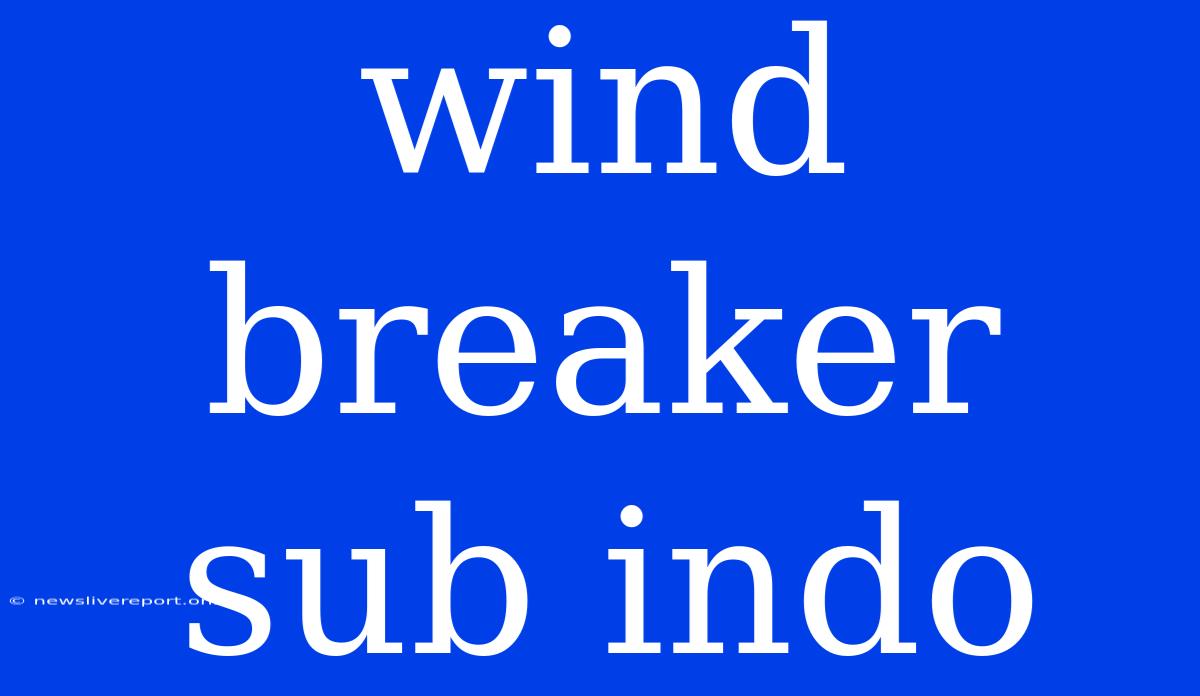 Wind Breaker Sub Indo