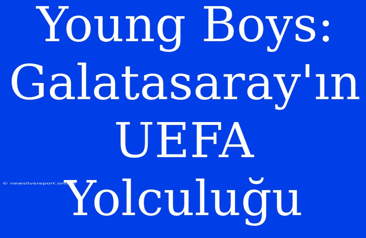 Young Boys: Galatasaray'ın UEFA Yolculuğu